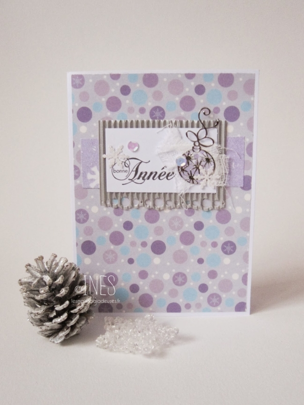 Ines mains baladeuses cartes scrapbooking cards noël voeux fêtes christmas holidays clean simple (1)